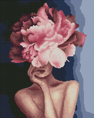 Алмазная мозаика Утонченный цветок 40x50 см DBS0026 Brushme 