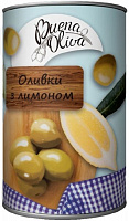 Оливки BUENA OLIVA зеленые с лимоном 413 мл