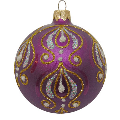 Шар новогодний d80 бутон, 9794/АХ12 0520 