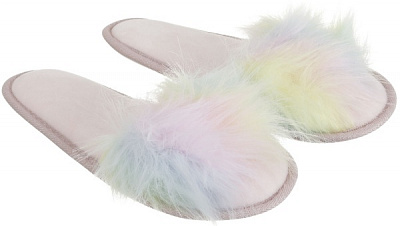 Капці домашні La Nuit Райдуга р. 36-37 рожевий