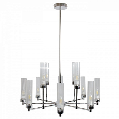 Люстра подвесная Светкомплект Limma L 700-12 12x40 Вт E14 хром/прозрачный 