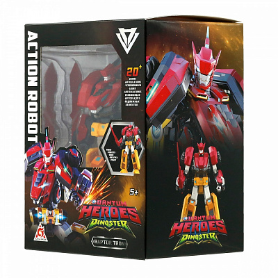 Фигурка DINOSTER Раптор Трон 12,7 см с аксессуарами EU580872