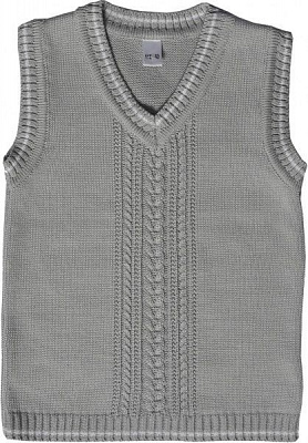 Жилет Mari-Knit р.122-64 серый 713 
