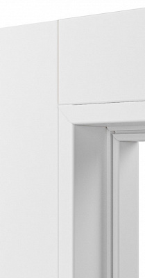 Стійка дверної коробки Гранд Lux + ХДФ 2000x38 мм білий