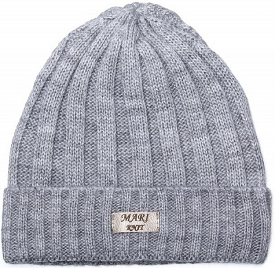 Шапка Mari-Knit 0819 р.52-54 сірий