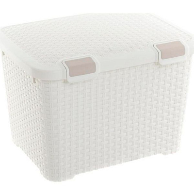 Корзина пластиковая Curver 210281 з кришкою Style 330x400x500 мм