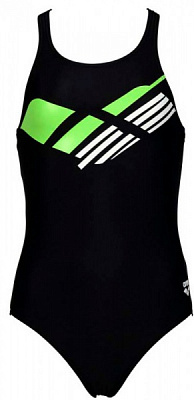 Купальник Arena SWIMSUIT V BACK LOGO 005330-560 чорний