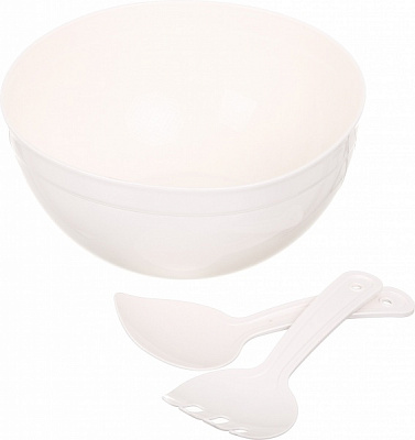 Миска со столовыми принадлежностями 