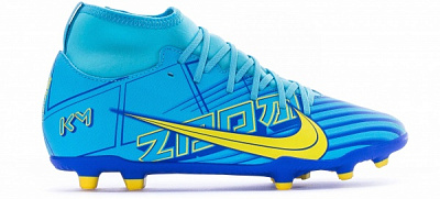 Бутсы Nike NIKE JR. MERCURIAL SUPERFLY 9 CLUB KM FG/MG DO9789-400 р.36,5 разноцветный