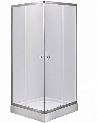 Душевая кабина UP! (Underprice) 90х90х194, стекло прозрачное 4мм, проф. хром алюм