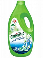 Гель для машинной и ручной стирки Grunwald 2 в 1 с кондиционером 3,7 кг
