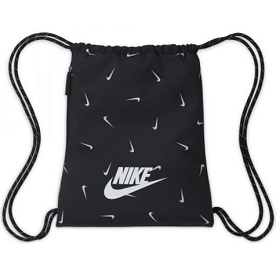 Сумка Nike HERITAGE GMSK - AOP1 CV1090-010 черный с белым