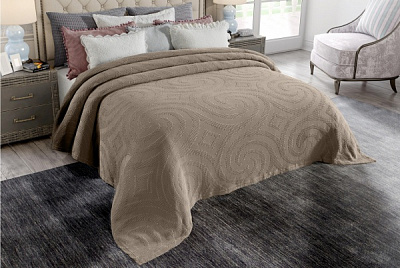 Покривало Laura 230x270 см La Nuit бежевий