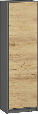 Шкаф для одежды Грейд Ален 2000х600х400 мм графит