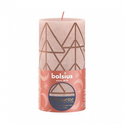 Свічка Silhouette Рустік Ялинка 130/68 Bolsius
