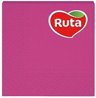 Серветки столові Ruta 33х33 см рожеві 20 шт.