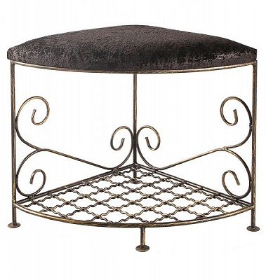 Підставка для взуття Метал Арт Вояж 450x450x450 мм чорний патина