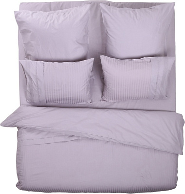 Комплект постельного белья Exclusive Stripe Deluxe 2.0 лиловый La Nuit 