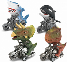 Ігровий набір Crazy Animals Тваринки на мотоциклах фрикційні в асортименті 3028346 
