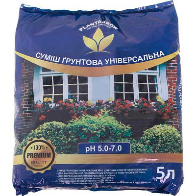 Грунтосмесь PLANTAGROW Универсальная 5 л