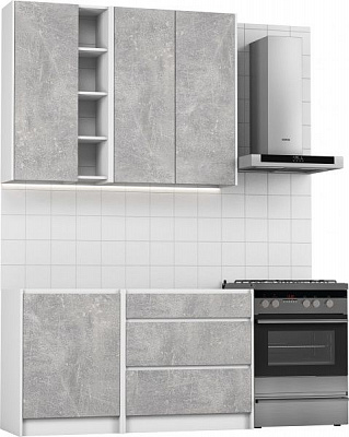 Кухня МС Идея ЛОФТ (без столешницы) ДСП 1,4 м 