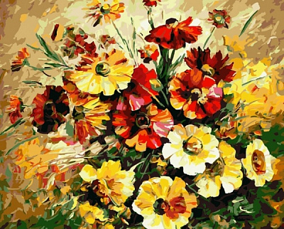 Картина по номерам Красочный букет bk_1329 40x50 см BookOpt 