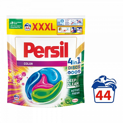 Капсулы для машинной стирки Persil Discs Color Duo 44 шт. 