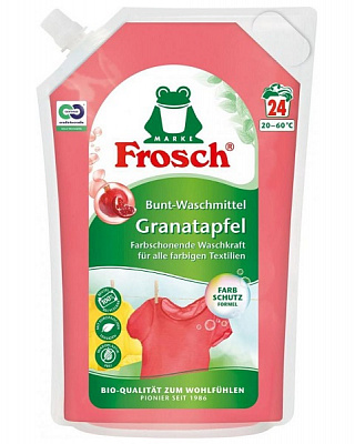 Гель для машинной и ручной стирки Frosch Гранат дой пак 1,8 л