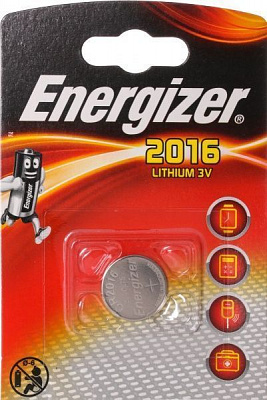 Батарейка Energizer Lithium CR2016 FSB1 CR2016 1 шт. (638710)