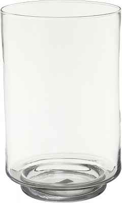 Ваза стеклянная Wrzesniak Glassworks Straight 28 см прозрачная 17-9507A