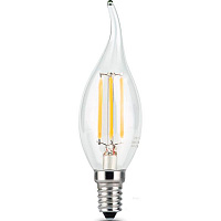 Лампа светодиодная Gauss Black Filament 104801105 CF37 5 Вт E14 2700 К 220 В прозрачная 