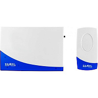 Звонок дверной  Zamel SUITA белый с синим ST-919