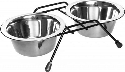 Набор Lilli Pet Double-Dinner из двух мисок и подставкой 2х1,7 л 20-5617