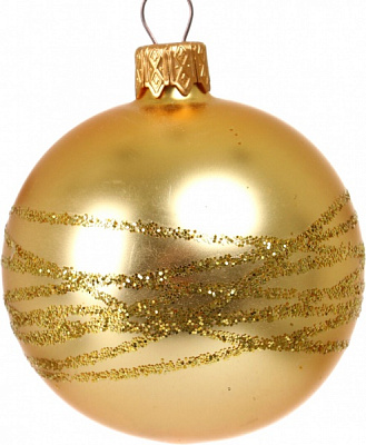 Шар новогодний орнамент d 60 мм в ассортименте .0162