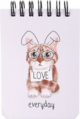 Блокнот Современные коты в театре 10,5x7,5 см