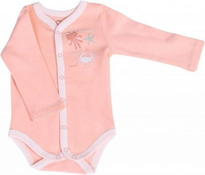 Боді дитяче Sasha р.62 персиковий 4157/5