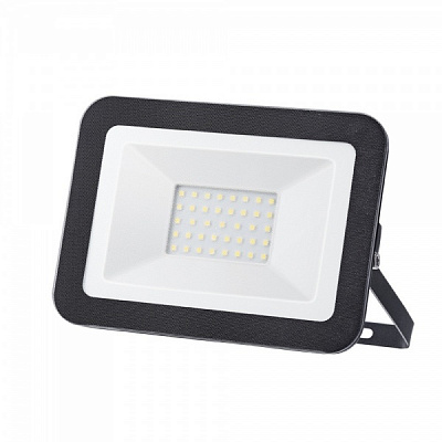 Прожектор светодиодный Maxus 30 Вт IP65 черный 1-MFL-01-3050 