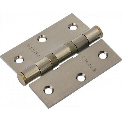 Петля универсальная Fuxia 75x31x2,5 мм античная латунь 1 шт