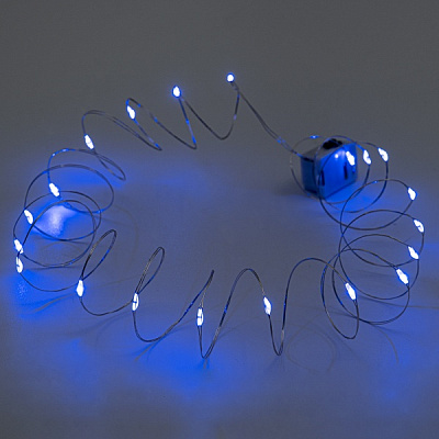 Декоративная гирлянда Altalusse (INL-2102B-20 Cold) встроенный светодиод (LED) 20 ламп 2 м 