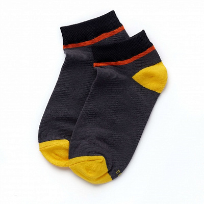 Носки унисекс Leostep 1000910916 р. 16 антрацит 