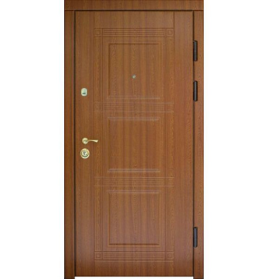 Дверь входная №9 2030х960 мм дуб золотой правые