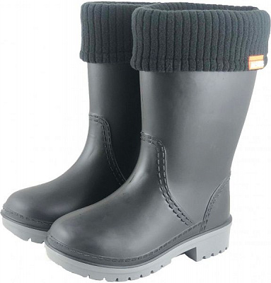 Сапоги резиновые Alisa Line Win р.38 черный с серым 