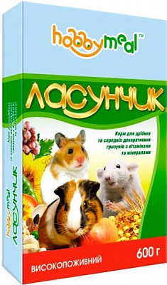 Корм Hobby meal Ласунчик високопоживний 600 г 10266