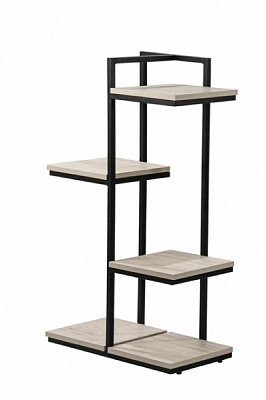 Підставка для квітів Водоспад 63х32,5x104 см чорний