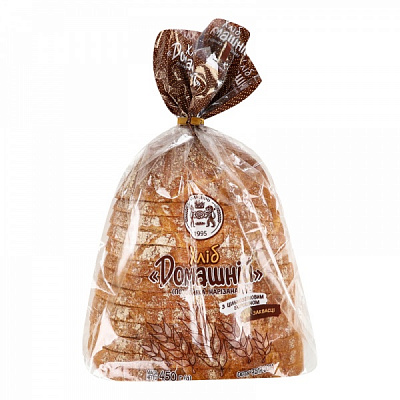 Хліб Кулиничі Домашній на заквасці половинка нарізана