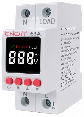 Реле напряжения E.NEXT e.control.v63 p0690033