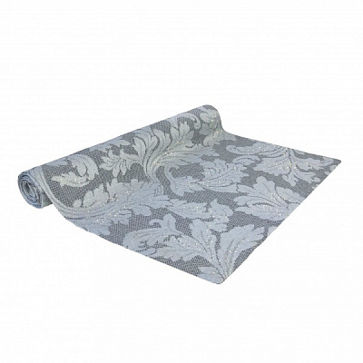 Дорожка (раннер) Сияние серое серебро 40x140 см Прованс 