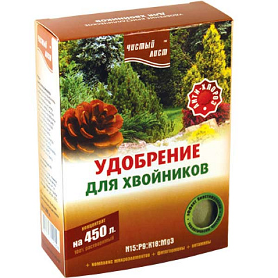 Добриво кристалічне Чистый лист для хвойних рослин 300 г