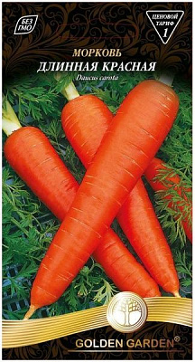 Насіння Golden Garden морква Довга червона 2г