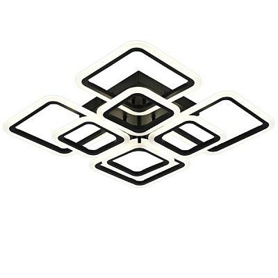 Люстра світлодіодна Victoria Lighting 134 Вт чорний Rhombus/PL8 black